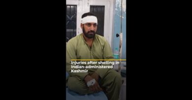 Injured people treated after shelling in Indian-administered Kashmir | AJ #shorts