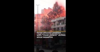 Israel attacks Lebanon with “most violent” strikes since ceasefire | AJ #shorts