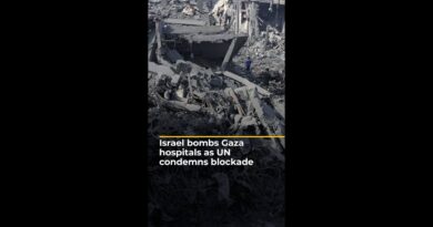 Israel bombs Gaza hospitals and camps as UN condemns starvation tactic