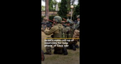 Israel calls up thousands of reservists to expand Gaza war | AJ #shorts