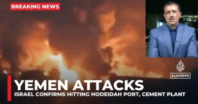 Israel confirms Yemen strikes on Hodeidah port, cement plant in response to Tel Aviv airport attack