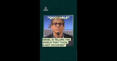 Israel is telling the world that “Gaza is not occupied”