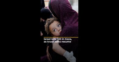 Israel kills 130 Palestinians in a matter of hours as Gaza talks resume | AJ #shorts
