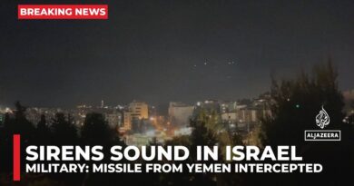 Israel says a missile launched from Yemen was intercepted
