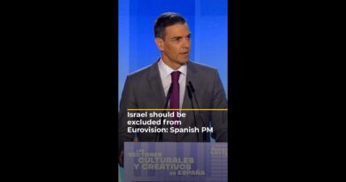 Israel should be excluded from Eurovision, Spanish prime minister says | AJ #shorts