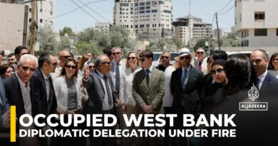 Israeli army fires near diplomatic delegation in Jenin, citing route breach, no injuries reported