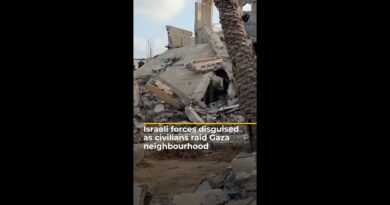 Israeli forces disguised as civilians raid Gaza neighbourhood | AJ #shorts