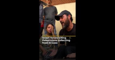 Israeli forces killing Palestinians collecting food in Gaza | AJ #shorts