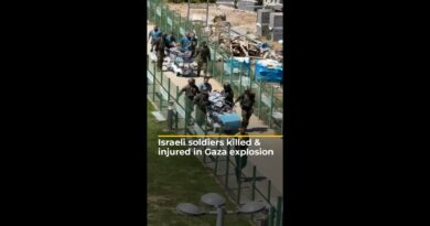 Israeli soldiers killed and injured in Gaza explosion | AJ #shorts