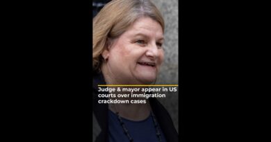 Judge and mayor appear in US courts over immigration crackdown cases | AJ #shorts