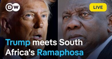 Live: South Africa’s president Ramaphosa visits US president Trump | DW News