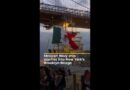 Mexican Navy sailing ship crashes into Brooklyn Bridge in New York | AJ#shorts