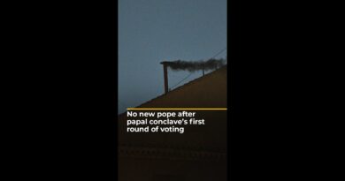 No new pope after papal conclave’s first round of voting | AJ #shorts