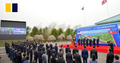North Korea and Russia start building their first road connection