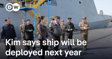 North Korea unveils new warship to test-fire missiles from | DW News