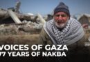 Palestinian elder lived through Nakba in 1948 and endures ongoing Gaza war
