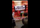 Paris protesters dye fountain red to signify Gaza bloodbath | AJ #shorts