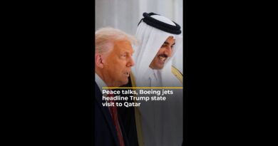 Peace talks, Boeing jets headline Trump state visit to Qatar | AJ #shorts