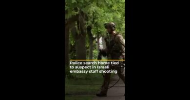 Police search home linked to suspect in Israeli embassy staff shooting | AJ #shorts