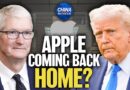 President Trump Urges Tim Cook to Stop Producing iPhones in India