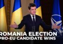 Pro-EU candidate Nicusor Dan defeats hard-right rival in Romania election