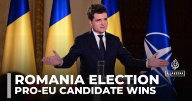 Pro-EU candidate Nicusor Dan defeats hard-right rival in Romania election