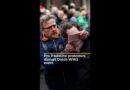 Pro-Palestine protestors disrupt Dutch WW2 anniversary event | AJ#shorts