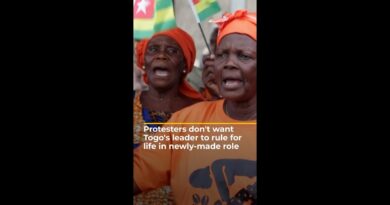Protesters denounce Togo leader’s new role as an attempt at indefinite rule
