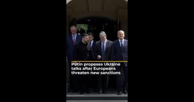 Putin proposes Ukraine peace talks after Western leaders threaten sanctions | AJ #shorts