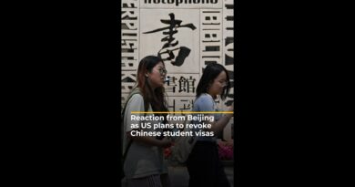 Reaction from China on US student visas being revoked | AJ#shorts