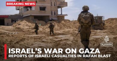 Reports of Israeli casualties in Rafah blast, as strikes kill 16 in Gaza