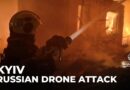 Russian drone attack: Falling debris ignites fires in residential buildings