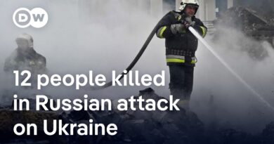 Russia’s largest aerial attack on Ukraine since starting the war kills 12 people | DW News