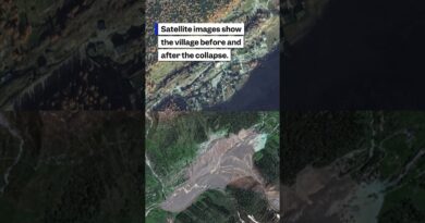 #Scientists predicted the #disaster a week earlier, and the village of 300 people was #evacuated.