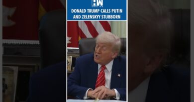 #Shorts | Donald Trump calls Putin and Zelenskyy Stubborn | US | Russia Ukraine War | America Trade