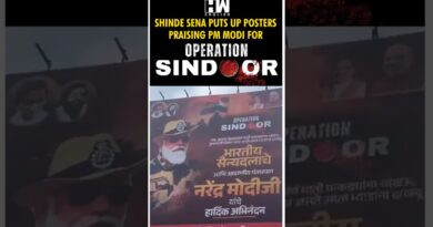 #Shorts | Shinde Sena Puts Up Posters Praising PM Modi for Operation Sindoor | Indian Army