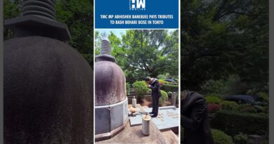 #Shorts | TMC MP Abhishek Banerjee pays tributes to Rash Behari Bose in Tokyo | Radhabinod Pal