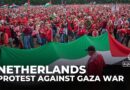Tens of thousands march in the Netherlands to protest against Gaza genocide