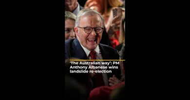 ‘The Australian way’: PM Anthony Albanese wins landslide re-election | #ajshorts