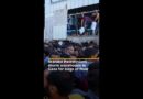 Thousands of starved Palestinians storm warehouse in Gaza for bags of flour | AJ #shorts