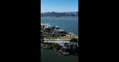 Tourists react to Trump’s plan to reopen Alcatraz prison | AJ #shorts