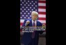 Trump addresses troops at US’s largest Middle East military base | AJ #shorts