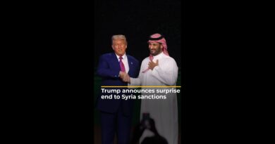 Trump announces surprise end to Syria sanctions | AJ #shorts