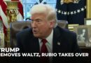 Trump ca  binet changes: Mike Waltz replaced as national security advisor