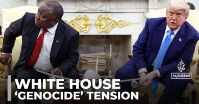 Trump confronts Ramaphosa over debunked ‘white genocide’ claims in tense Oval Office exchange