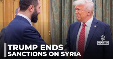 Trump lifts Syria sanctions after rare meeting with Syrian president