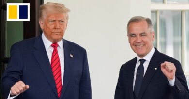 Trump meets new Canadian PM, who tells him Canada is not for sale