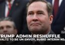 Trump nominates Mike Waltz as UN ambassador, taps Marco Rubio as interim national security advisor