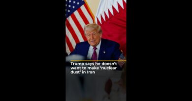 Trump says he doesn’t want to make ‘nuclear dust’ in Iran | AJ #shorts