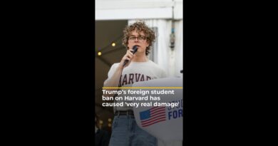 Trump’s foreign student ban on Harvard has caused ‘very real damage’ | AJ #shorts